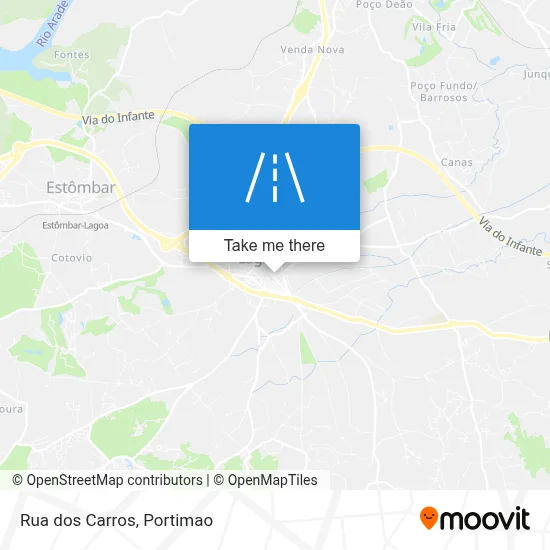 Rua dos Carros map