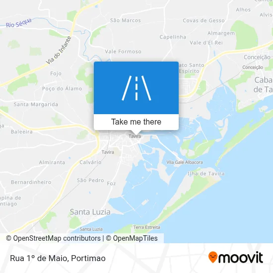 Rua 1º de Maio map