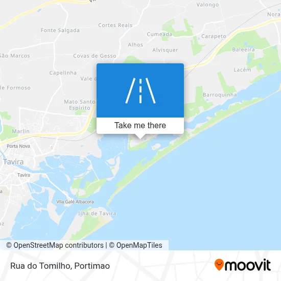 Rua do Tomilho map