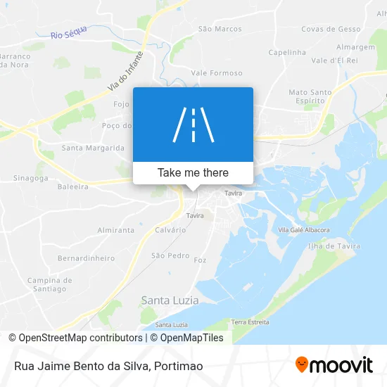 Rua Jaime Bento da Silva map