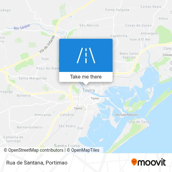 Rua de Santana map