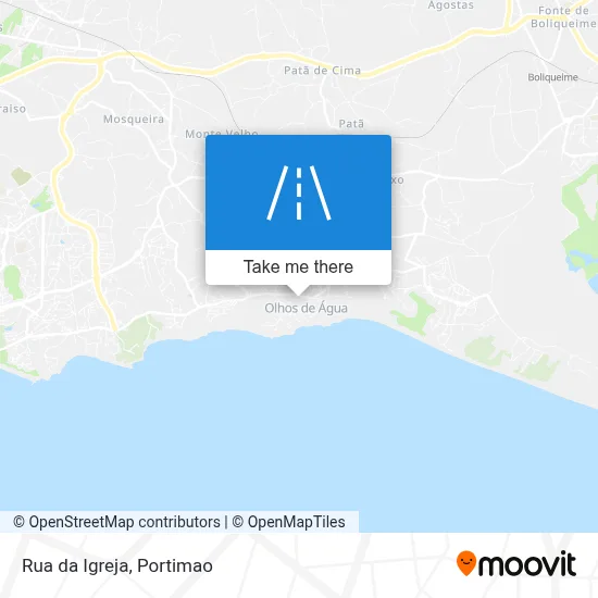 Rua da Igreja map