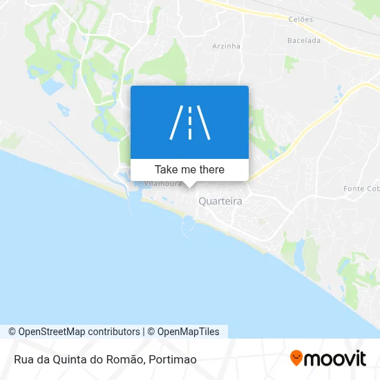 Rua da Quinta do Romão map