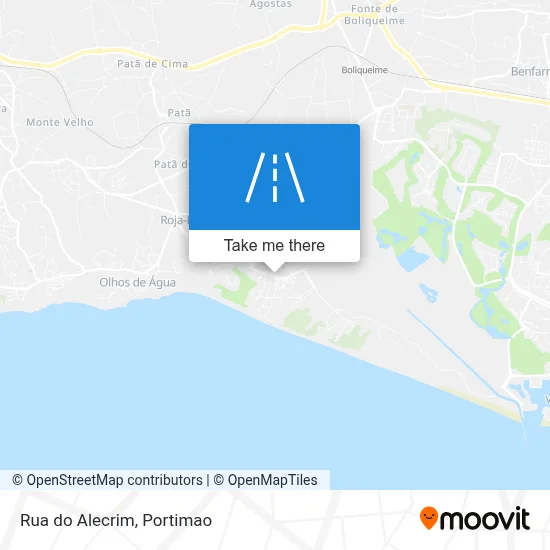 Rua do Alecrim map