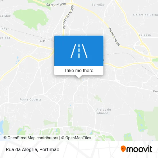 Rua da Alegria map