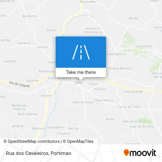 Rua dos Cavaleiros map