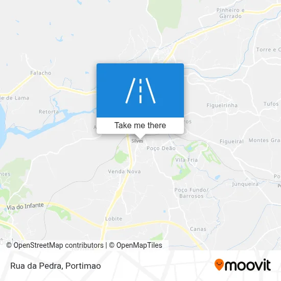 Rua da Pedra map