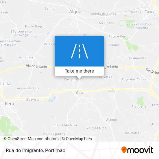 Rua do Imigrante map