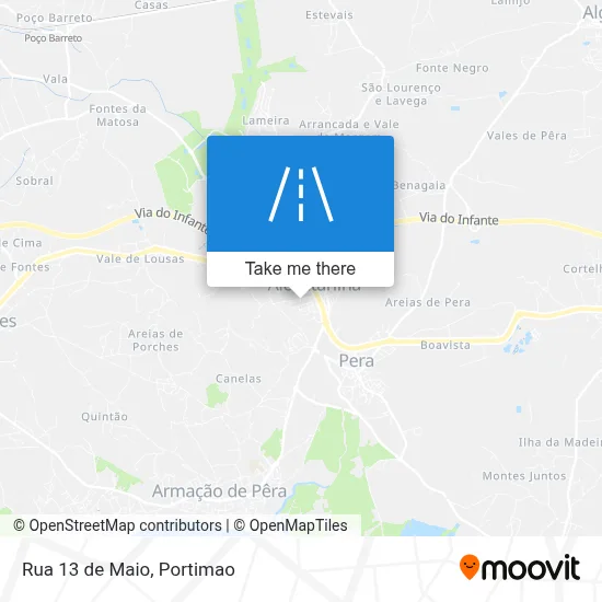 Rua 13 de Maio map