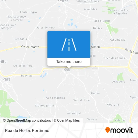 Rua da Horta map