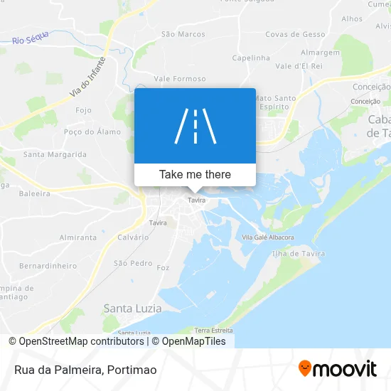 Rua da Palmeira map