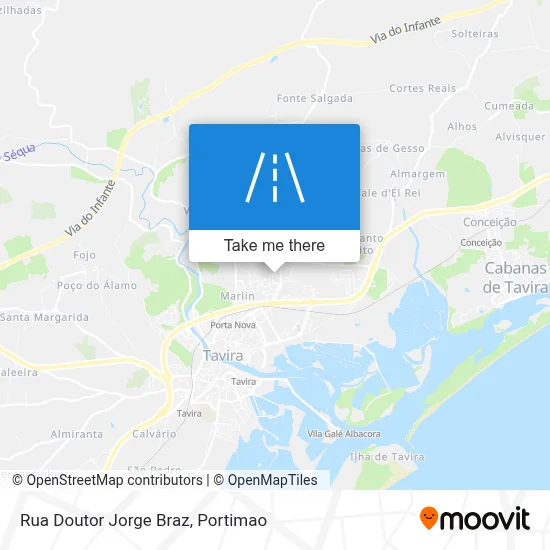 Rua Doutor Jorge Braz map