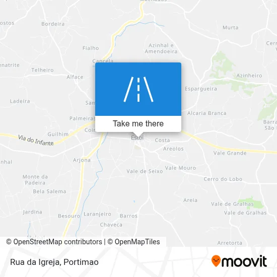 Rua da Igreja map