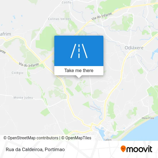Rua da Caldeiroa map