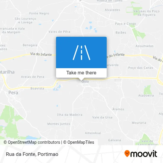 Rua da Fonte map