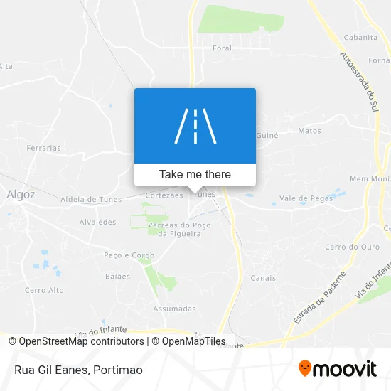 Rua Gil Eanes map