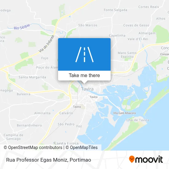 Rua Professor Egas Moniz map