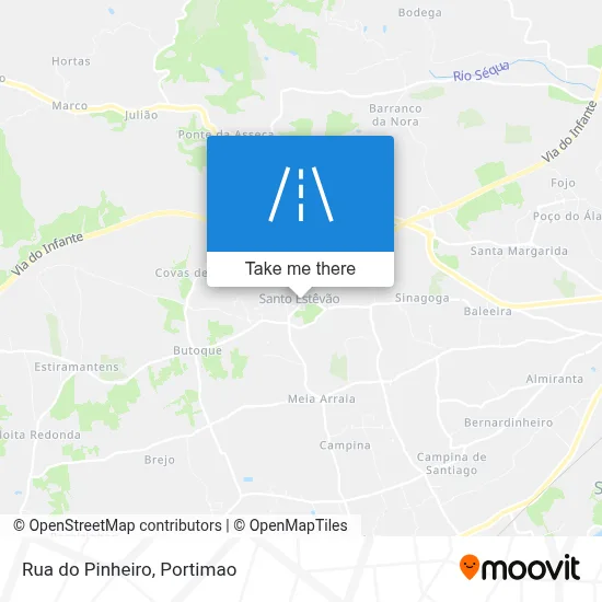 Rua do Pinheiro map