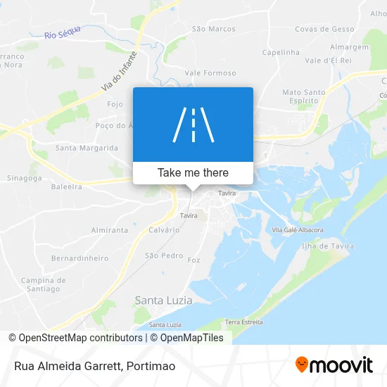 Rua Almeida Garrett map