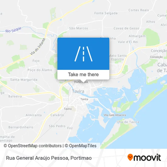 Rua General Araújo Pessoa map