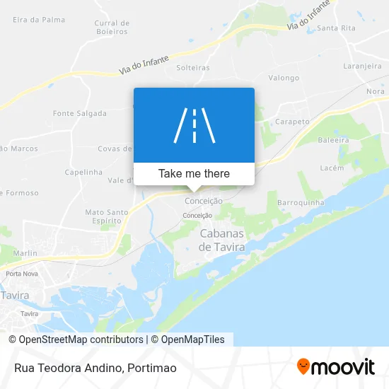 Rua Teodora Andino map