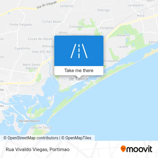 Rua Vivaldo Viegas map