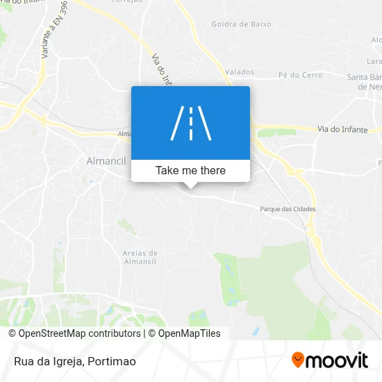 Rua da Igreja map