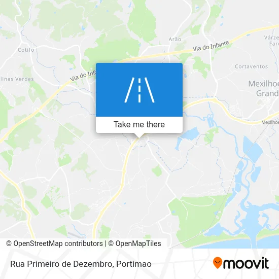 Rua Primeiro de Dezembro map