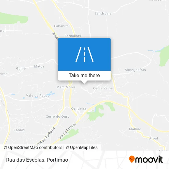 Rua das Escolas map