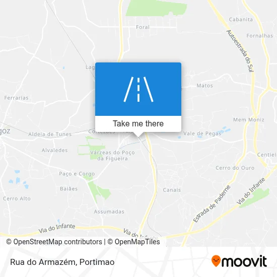 Rua do Armazém map
