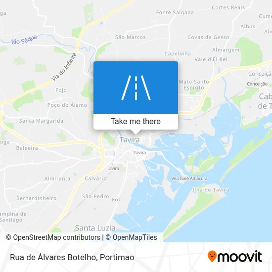 Rua de Álvares Botelho map
