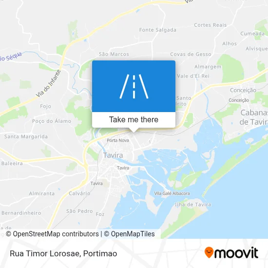 Rua Timor Lorosae map