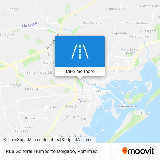 Rua General Humberto Delgado map
