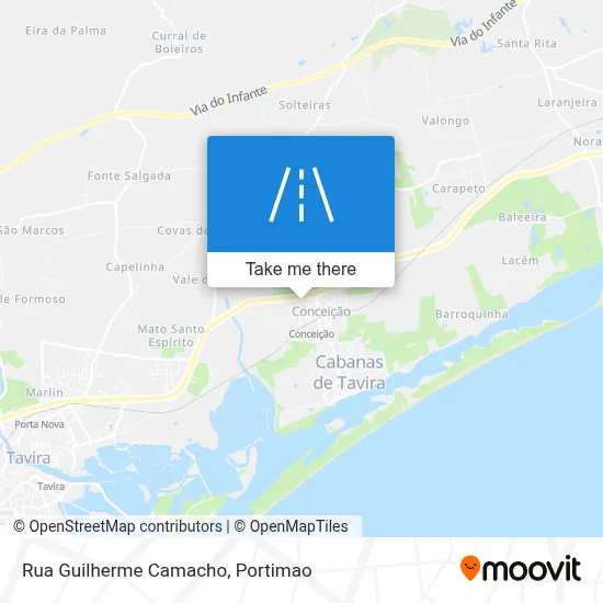 Rua Guilherme Camacho map