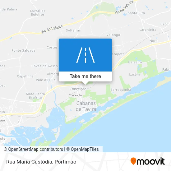Rua Maria Custódia map