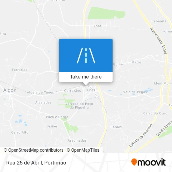 Rua 25 de Abril map
