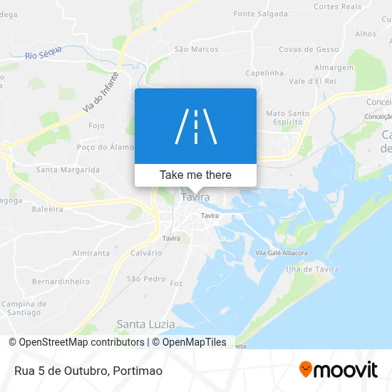 Rua 5 de Outubro map