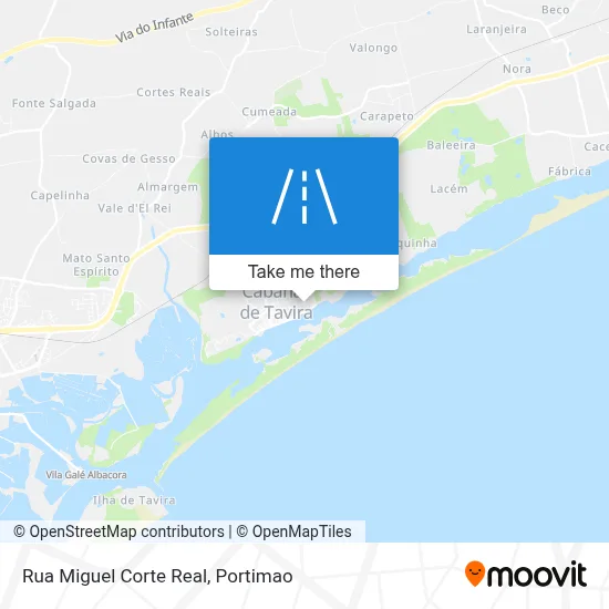Rua Miguel Corte Real map