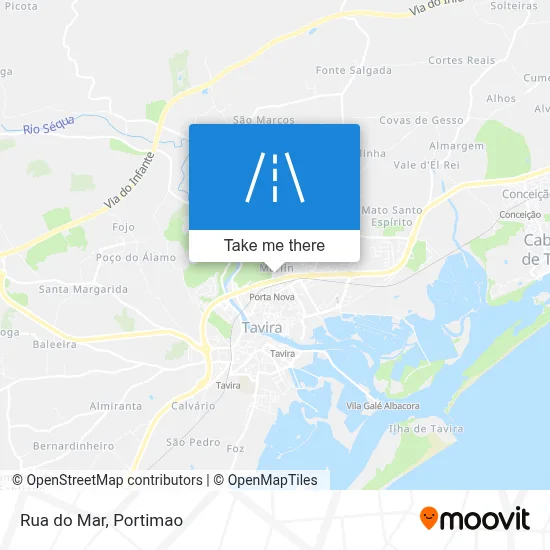 Rua do Mar map