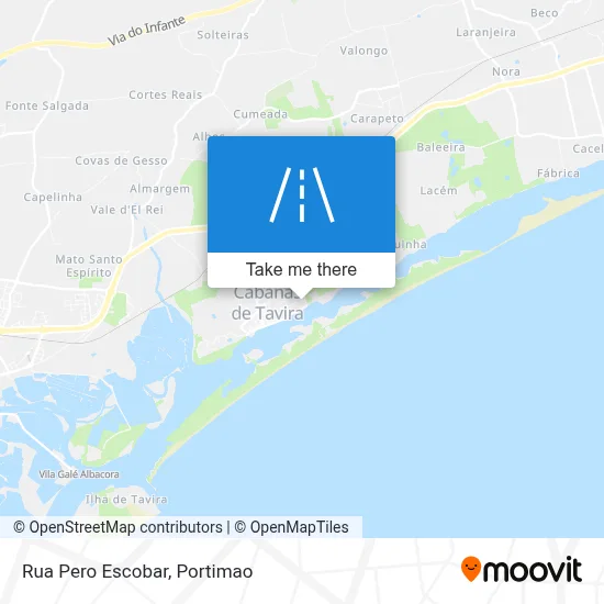Rua Pero Escobar map