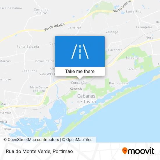 Rua do Monte Verde map