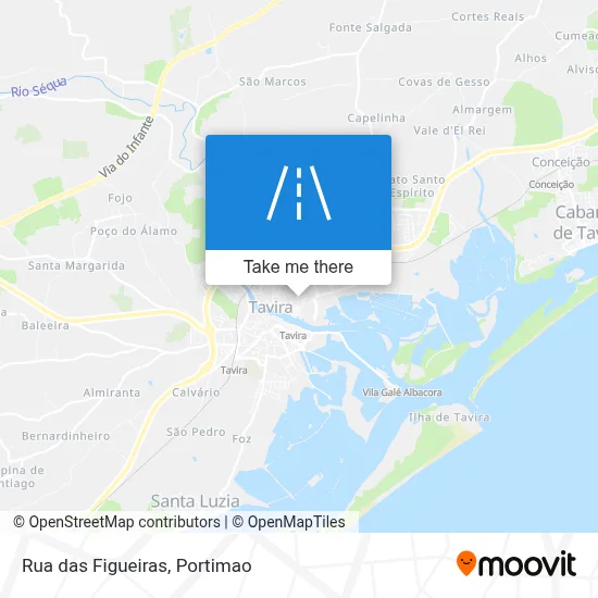 Rua das Figueiras map
