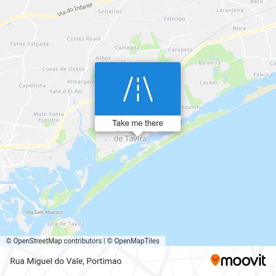 Rua Miguel do Vale map