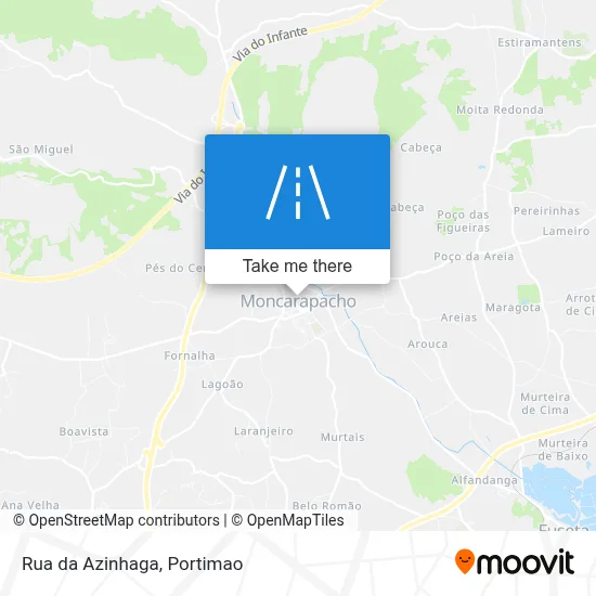 Rua da Azinhaga map