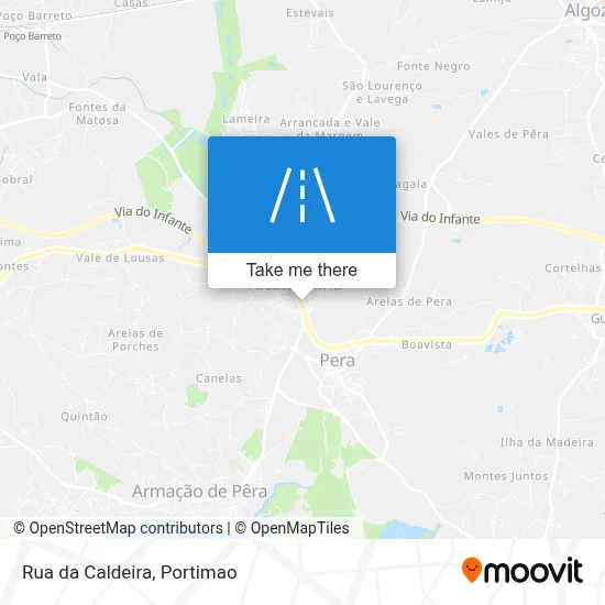 Rua da Caldeira map