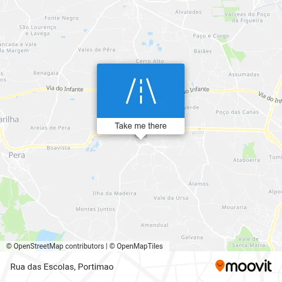 Rua das Escolas map