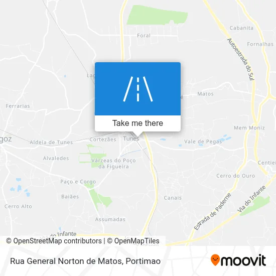 Rua General Norton de Matos map