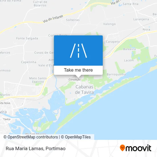 Rua Maria Lamas map