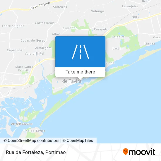 Rua da Fortaleza map