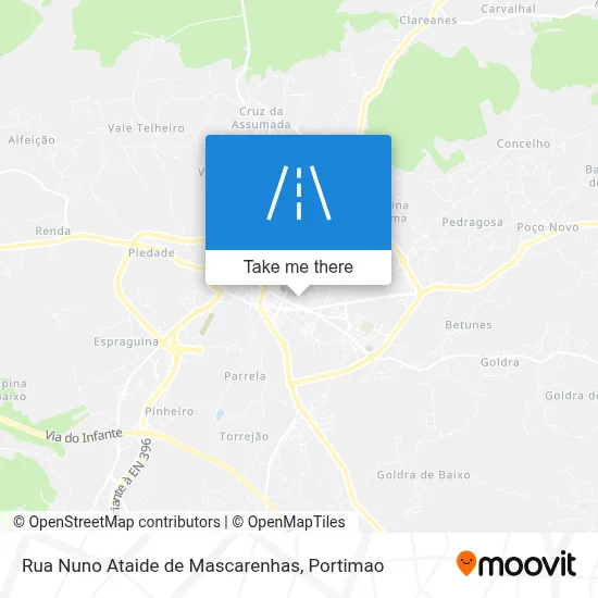Rua Nuno Ataide de Mascarenhas map